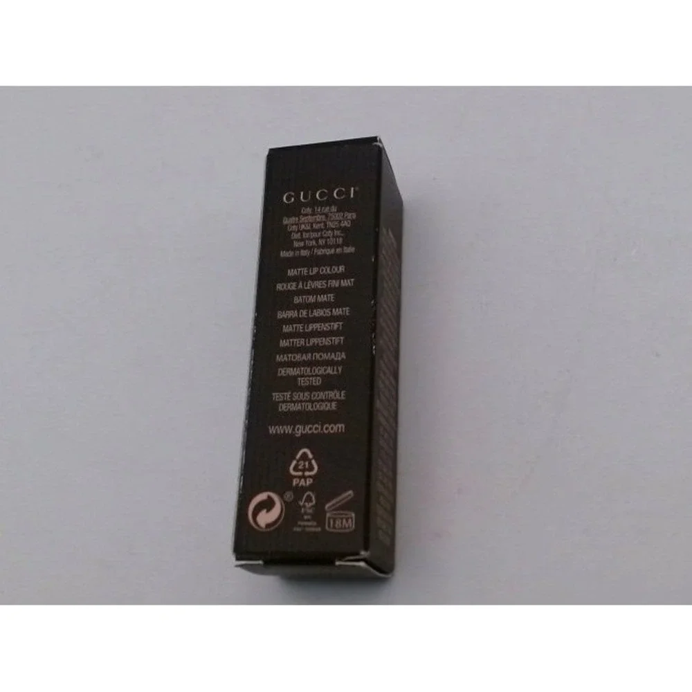 Gucci-Rouge Lèvres Mat Matte Lipstick, 501 Constance Vermillon ,BRAND NEW IN BOX